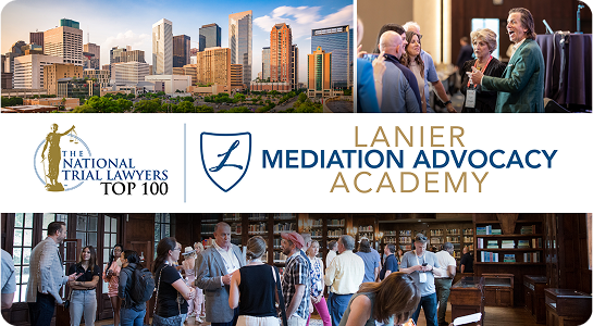 The promo image for Lanier Mediation Advocacy